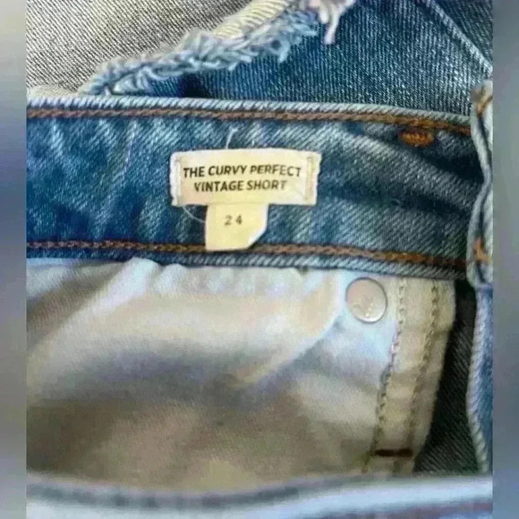 Madewell the  curvy perfect vintage short , sz 24 - Picture 7 of 8